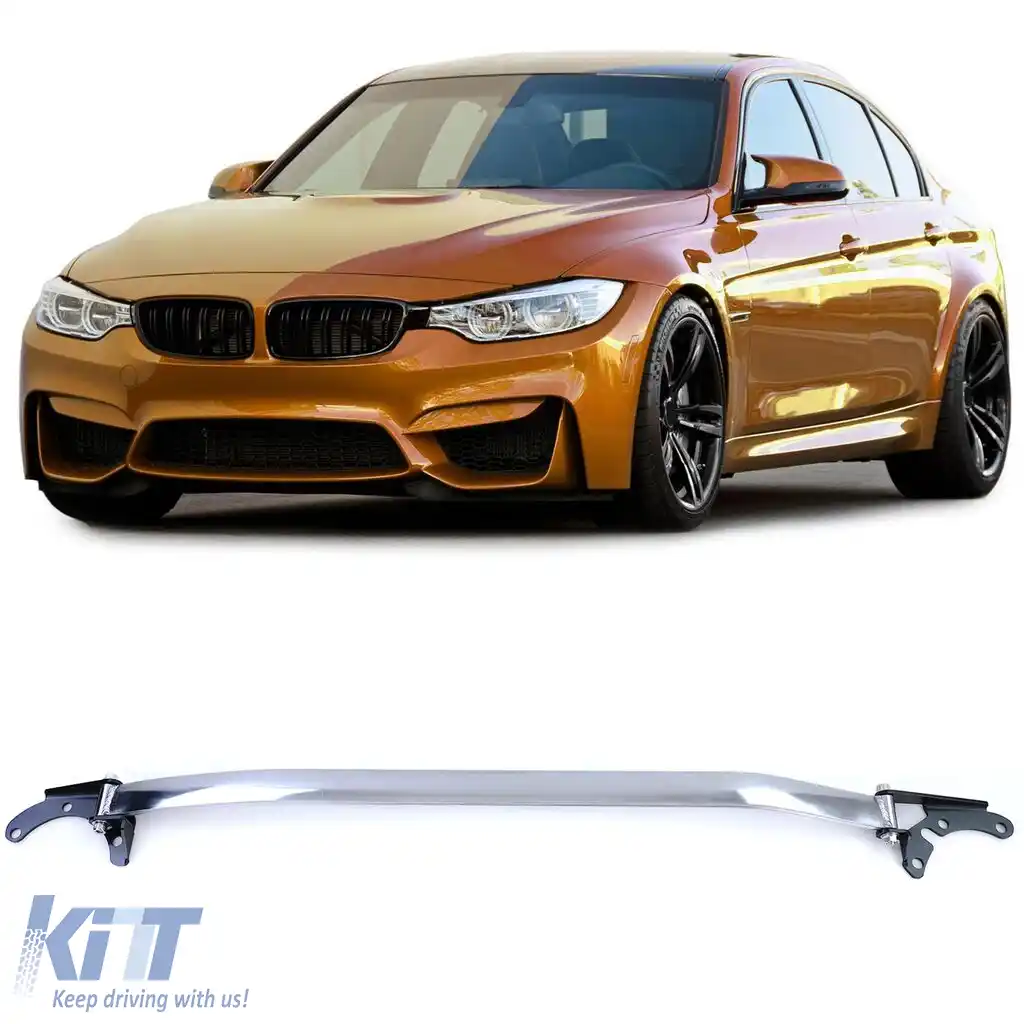 Brace de strut din aluminiu Performance 3-piese potrivit pentru BMW Seria 3 F30 F31 F34 F35 11-19