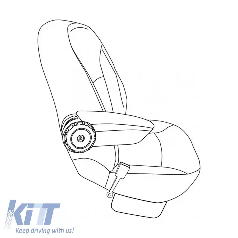 Brățară Armster OE1 potrivită pentru Hyundai I20 2020+ fără suport original pentru cot, culoare neagră-image-6301935