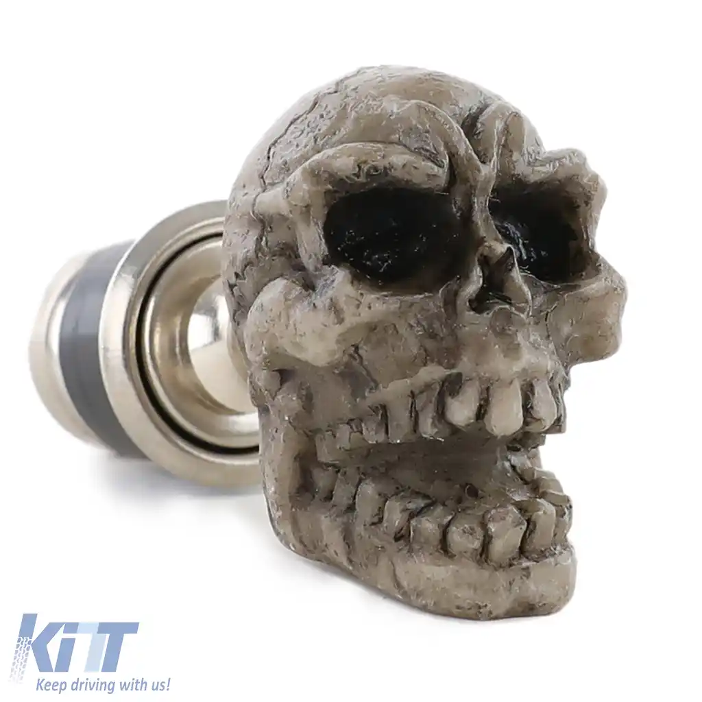 Brat de brichetă Skull Ochi Negri Ø 22mm Universal-image-6199196