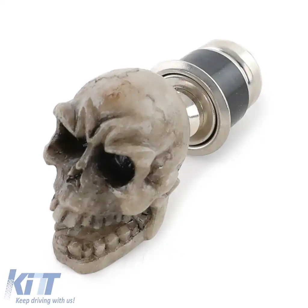 Brat de brichetă Skull Ochi Negri Ø 22mm Universal-image-6199198