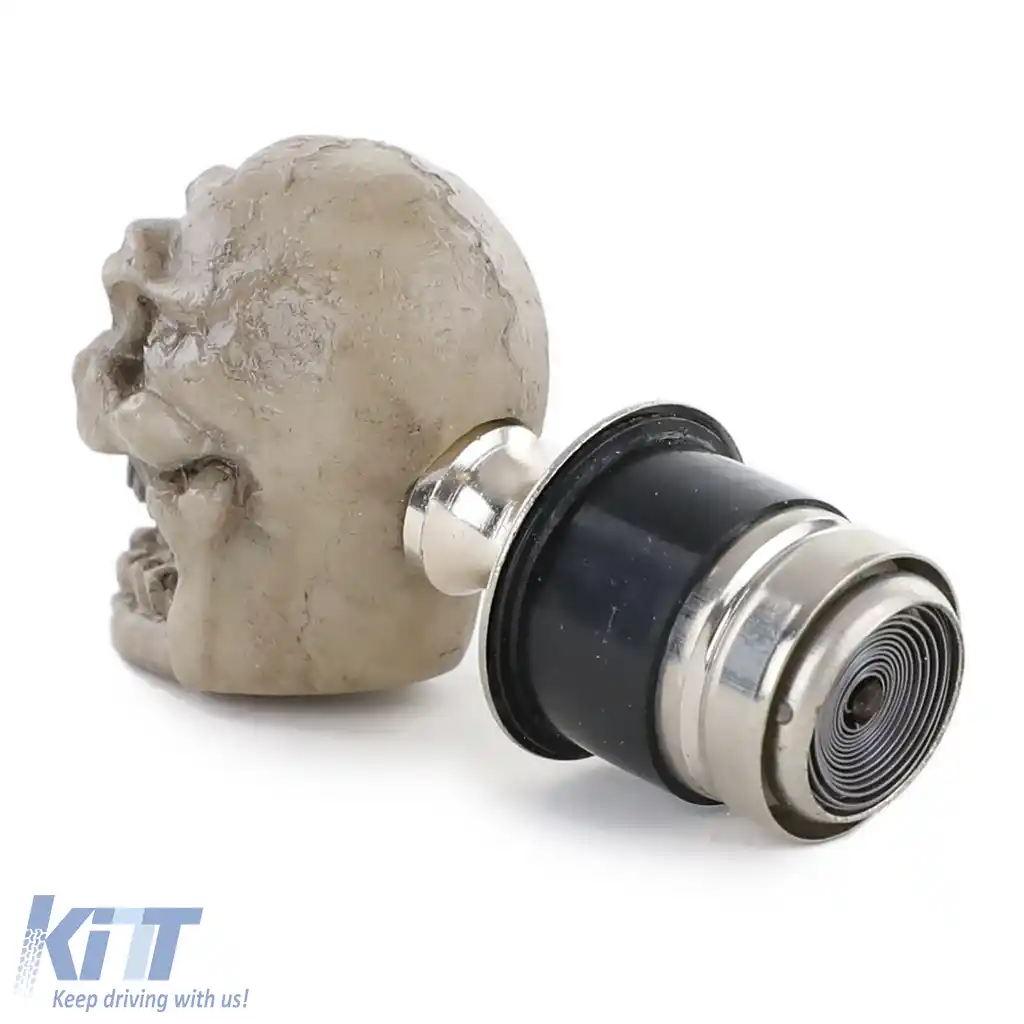 Brat de brichetă Skull Ochi Negri Ø 22mm Universal-image-6199199