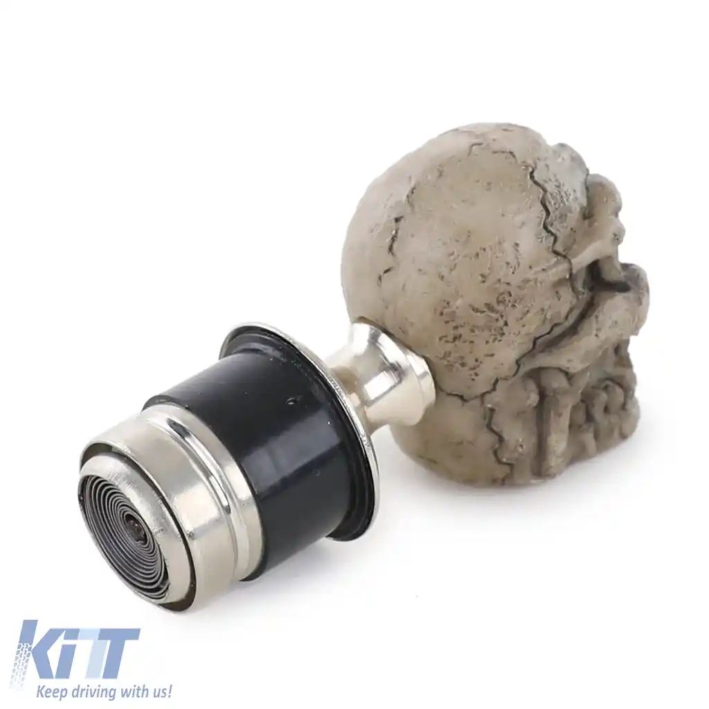 Brat de brichetă Skull Ochi Negri Ø 22mm Universal-image-6199200
