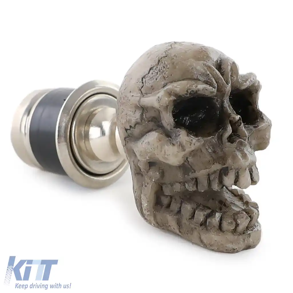 Brat de brichetă Skull Ochi Negri Ø 22mm Universal-image-6199201