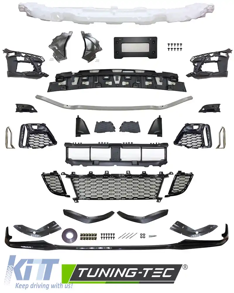 BUMPER FRONTAL 340 PERFORMANCE PDC ASPECT CARBON se potrivește pentru BMW G20/G21 19-22-image-6269415