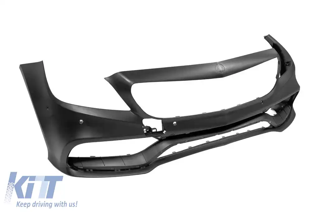 Bumper frontal A Design tip 63 potrivit pentru Mercedes CLS C218 2011-2015 cu grilă GT crom/negru și elemente din lac negru-image-6138414