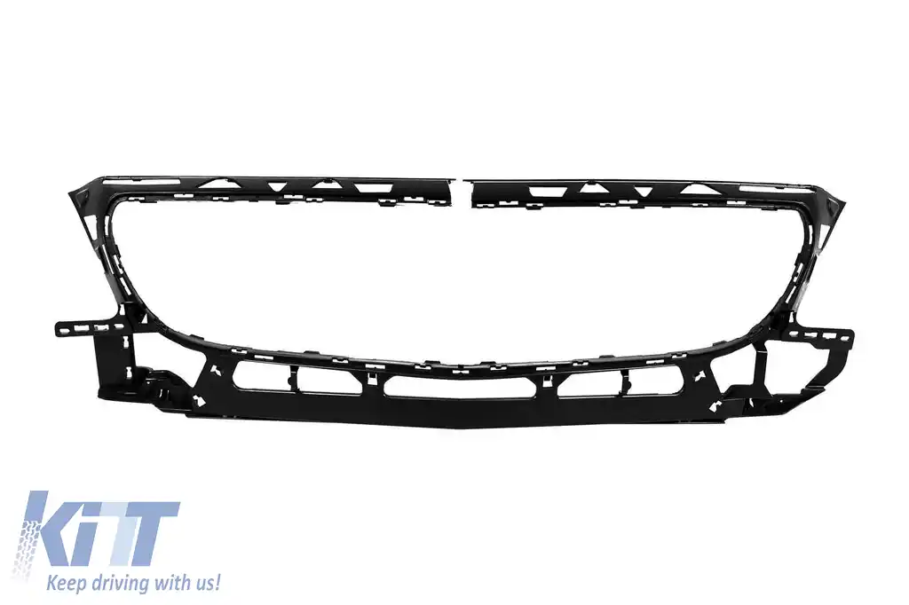 Bumper frontal A Design tip 63 potrivit pentru Mercedes CLS C218 2011-2015 cu grilă GT crom/negru și elemente din lac negru-image-6138417