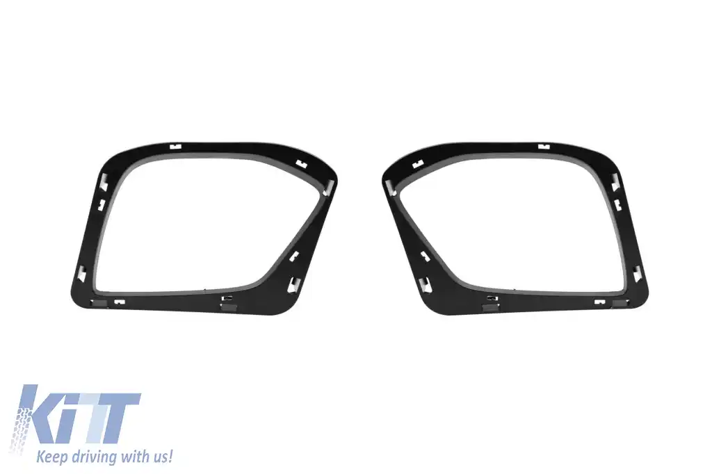 Bumper frontal A Design tip GT63 cu grilaj de lac negru tip GT potrivit pentru Mercedes A Design GT Coupe cu 4 uși după 2019-image-6265867