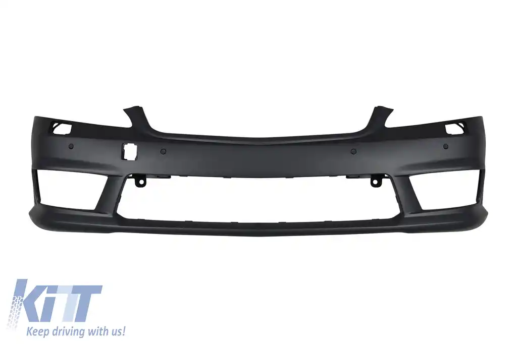 Bumper frontal A Design tip S63, S65 cu grilă crom/neagră potrivit pentru Mercedes S-Class W221 2006-2013 cu lumini de zi-image-6149893