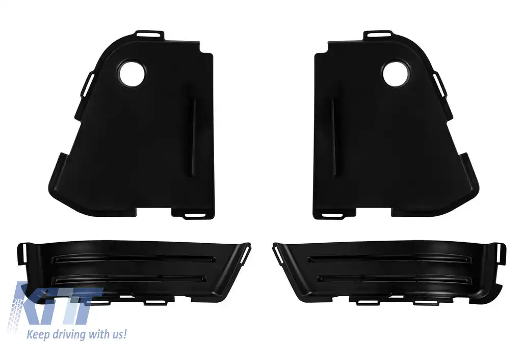 Bumper frontal A Design tip S63, S65 cu grilă crom/neagră potrivit pentru Mercedes S-Class W221 2006-2013 cu lumini de zi-image-6149897