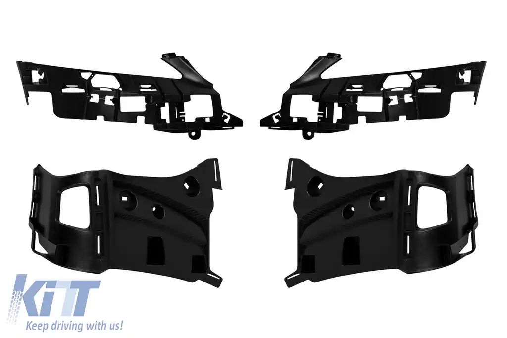 Bumper frontal A Design tip S63, S65 cu grilă Brabus crom/negru, potrivit pentru Mercedes S-Class W221 2006-2013 cu lumini de zi-image-6149927