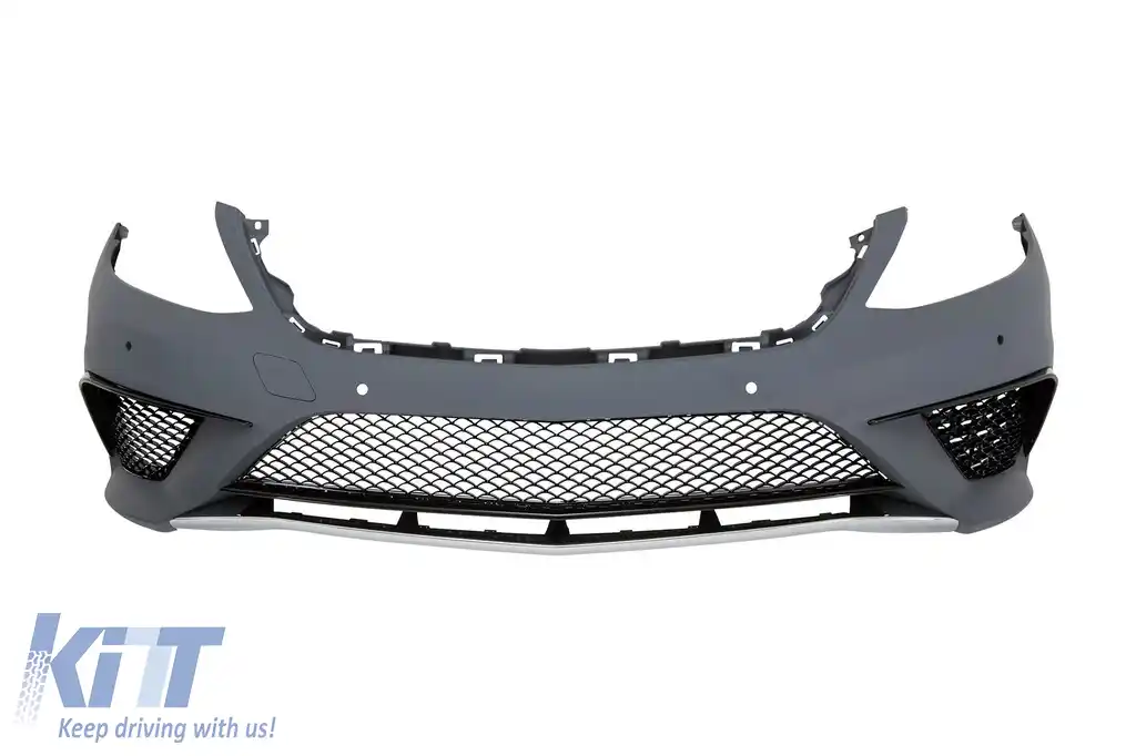 image-29-Bumper frontal AMG tip S63 potrivit pentru Mercedes S-Class W222 2014-2017 cu PDC