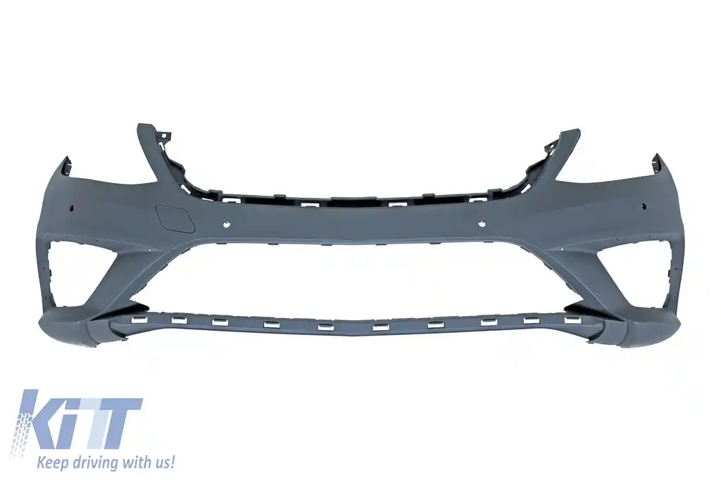 Bumper frontal AMG tip S63 potrivit pentru Mercedes S-Class W222 2014-2017 cu PDC-image-6132440