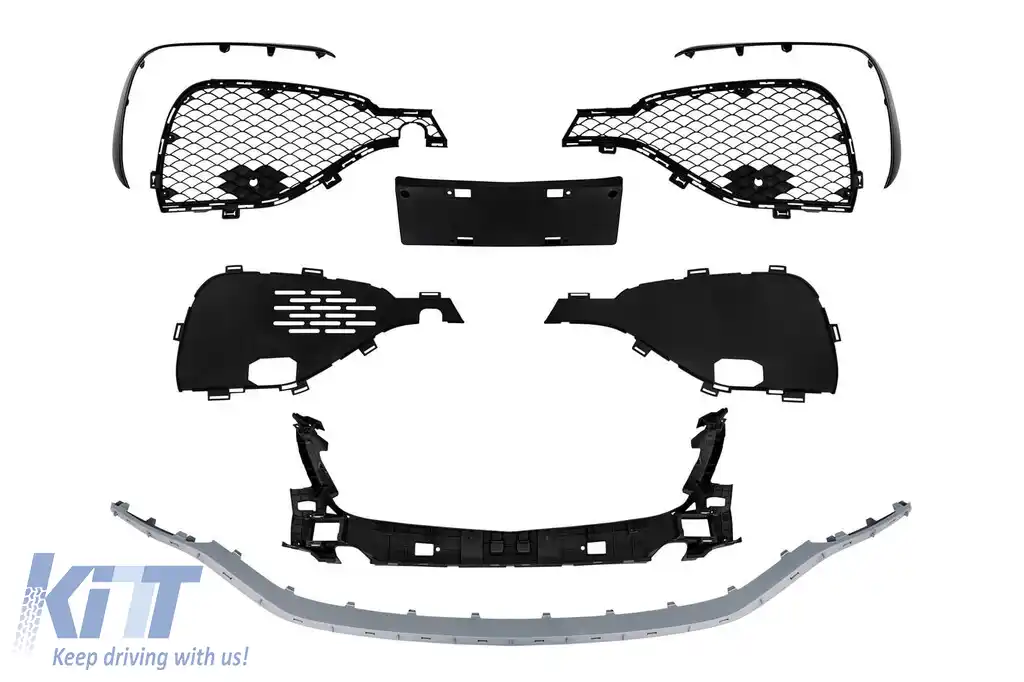 Bumper frontal design A potrivit pentru Mercedes GLS X166 2015-2019-image-6148470