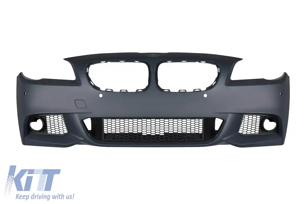 image-31-Bumper frontal M Technik potrivit pentru BMW Seria 5 F10 sedan, F11 break 2010-2013 cu PDC, cu duze de spălare, fără proiectoare