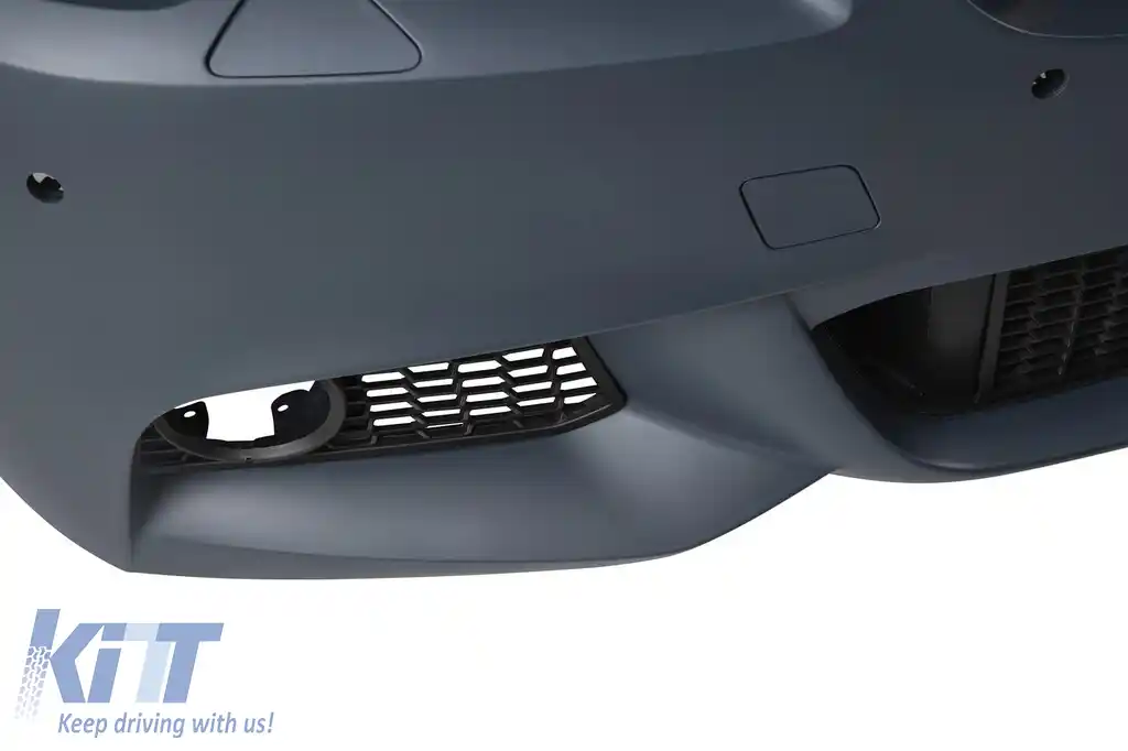Bumper frontal M Technik potrivit pentru BMW Seria 5 F10 sedan, F11 break 2010-2013 cu PDC, cu duze de spălare, fără proiectoare-image-6162820