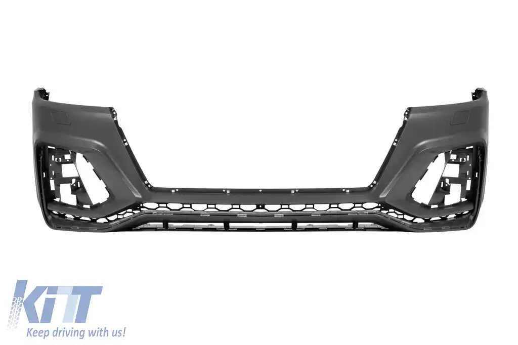 Bumper frontal RS potrivit pentru Audi Q5 2018-2020 cu detalii negre-image-6235341