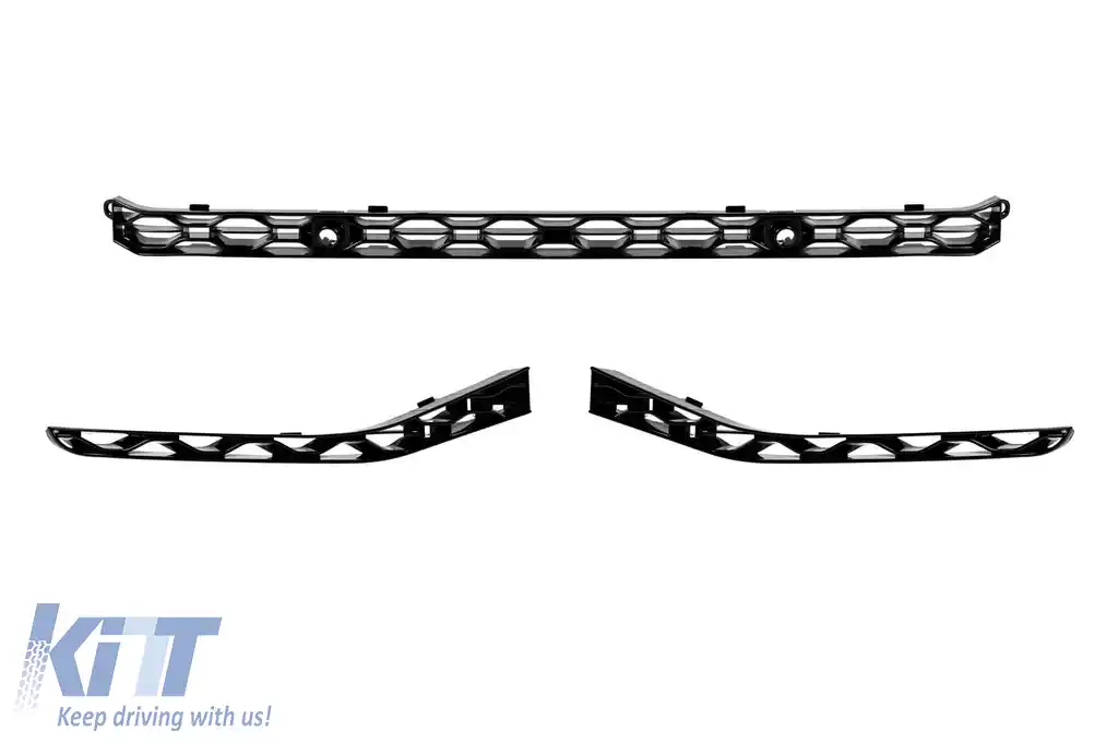 Bumper frontal RS potrivit pentru Audi Q5 2018-2020 cu detalii negre-image-6235348