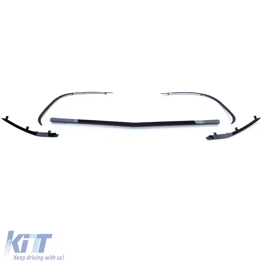 Bumper frontal sport cu grilaj potrivit pentru Mercedes GLC SUV X253 15-19-image-6264114