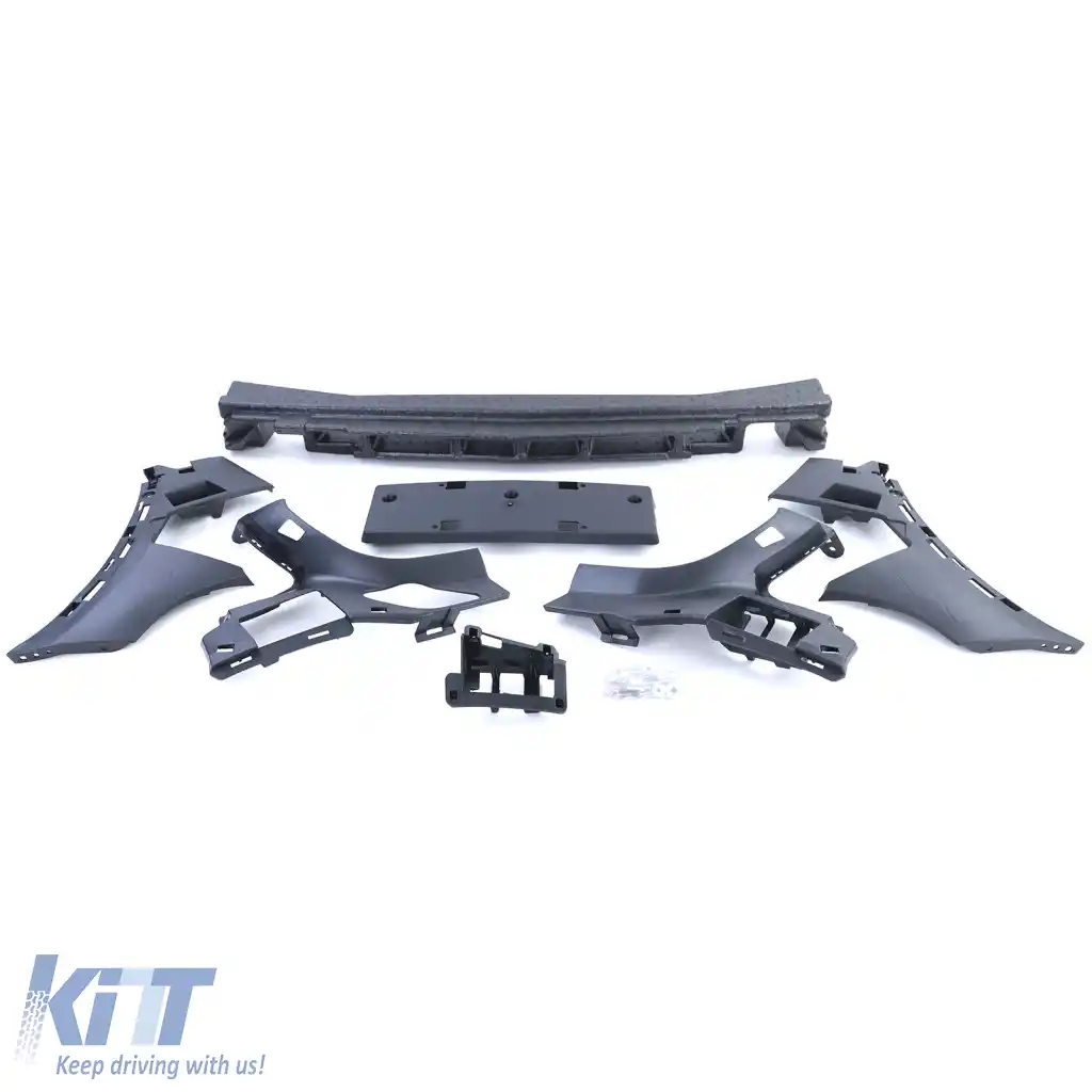 Bumper frontal sport cu grilaj potrivit pentru Mercedes GLC SUV X253 15-19-image-6264120