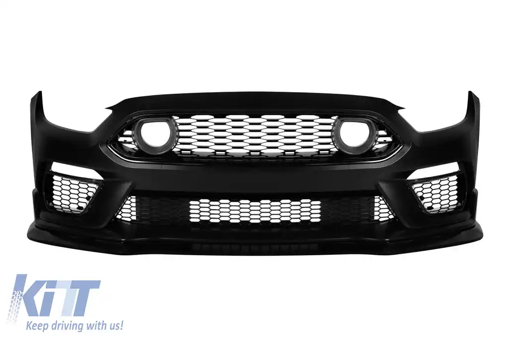 Bumper frontal tip Mach 1 cu lumini LED în grilă potrivit pentru Ford Mustang 2015-2017