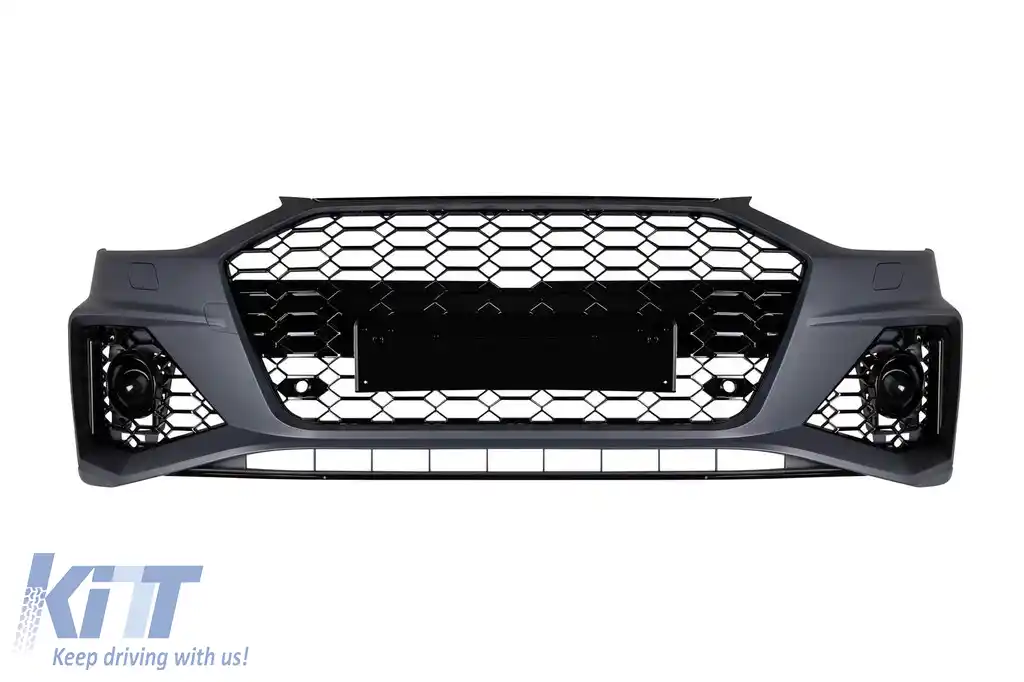 Bumper frontal tip RS4 potrivit pentru Audi A4 B9.5 sedan, break după 2021 cu PDC