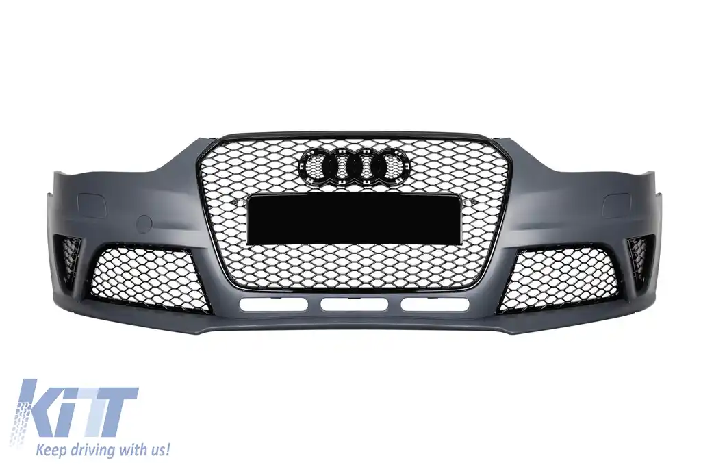 image-41-Bumper frontal tip RS4 potrivit pentru Audi A4 2011-2015 cu PDC