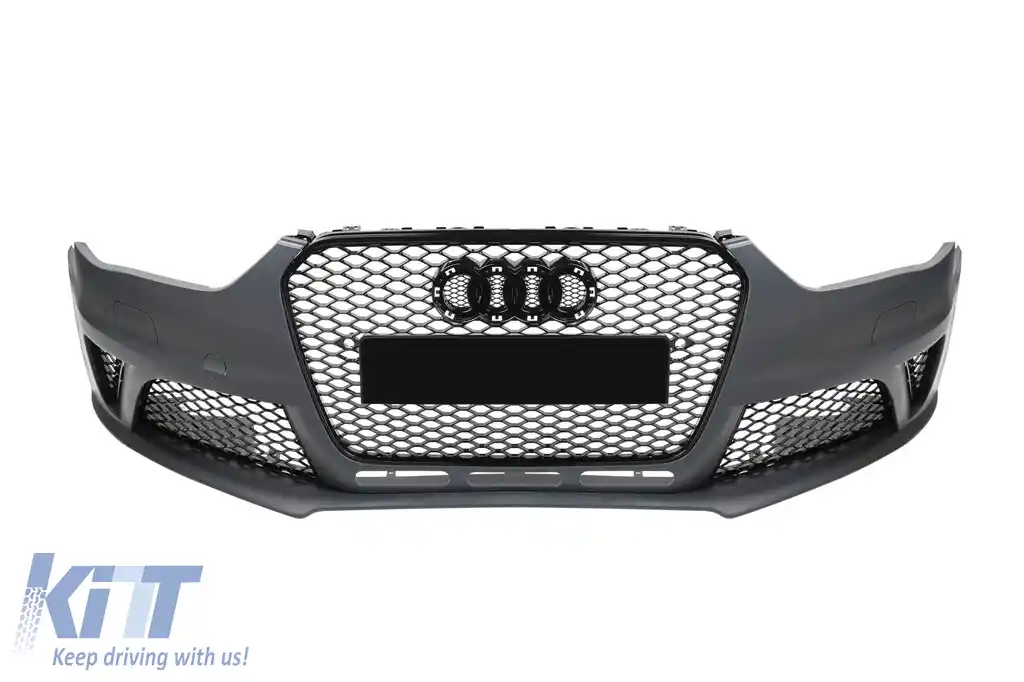 Bumper frontal tip RS4 potrivit pentru Audi A4 2011-2015 cu PDC-image-6163606