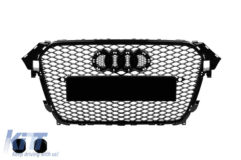 Bumper frontal tip RS4 potrivit pentru Audi A4 2011-2015 cu PDC-image-6163610