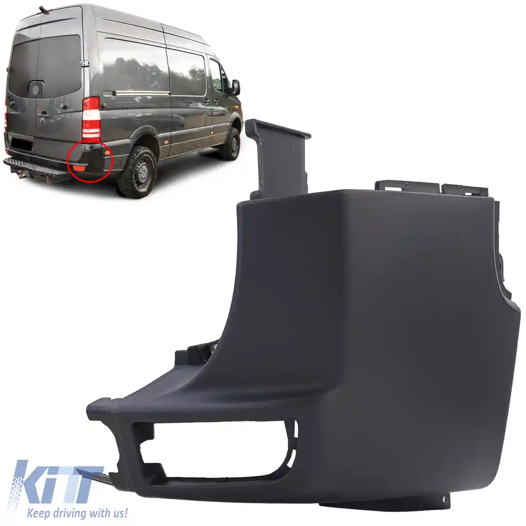 Bumper spate colț drept potrivit pentru Mercedes Sprinter W906 și VW Crafter 2E 2006-18