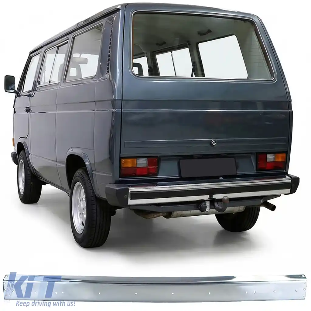 Bumper spate cromat de 1.8mm, calitate superioară, potrivit pentru VW T3 79-92