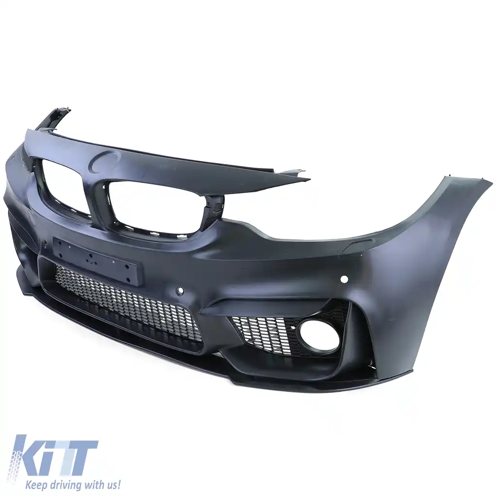 Bumper sport + buza spoiler de performanță mată potrivit pentru Seria 4 BMW F32 F33 F36-image-6195424