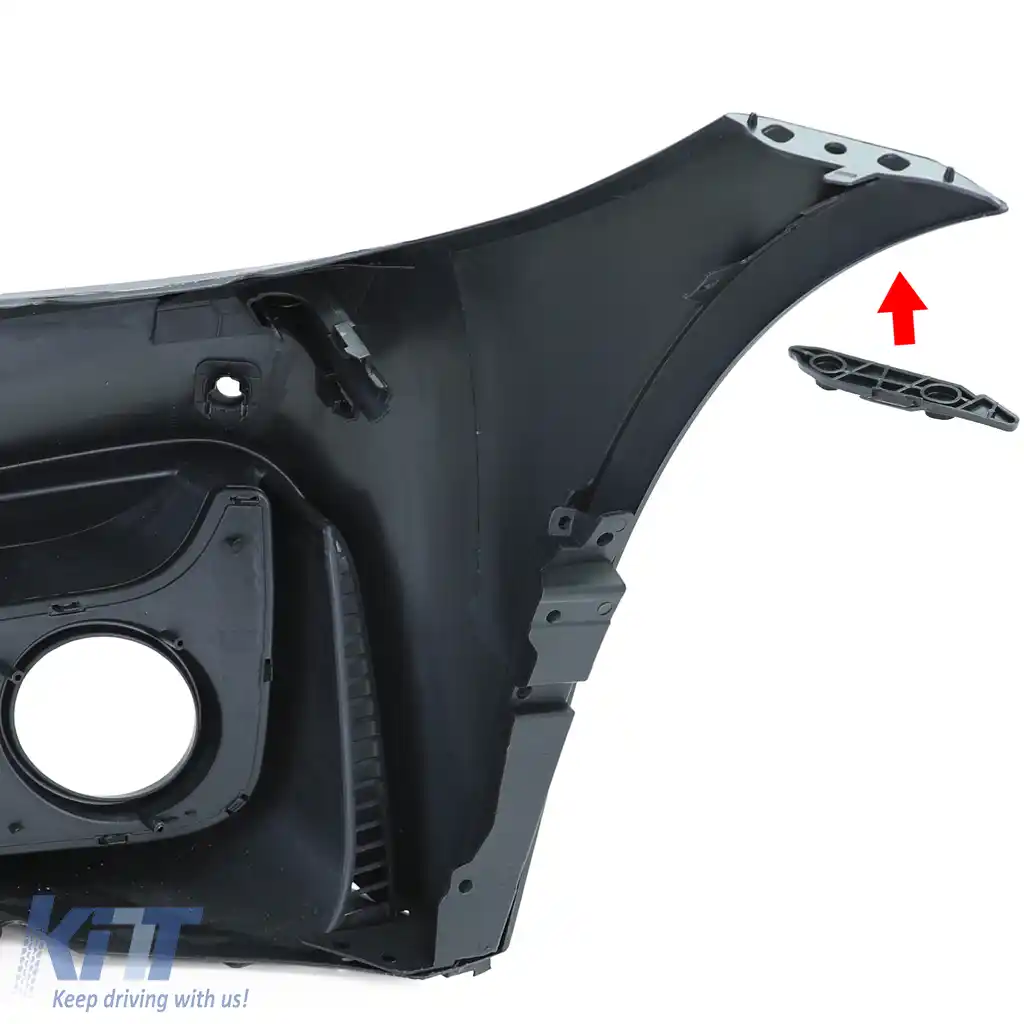 Bumper sport + buza spoiler de performanță mată potrivit pentru Seria 4 BMW F32 F33 F36-image-6195432