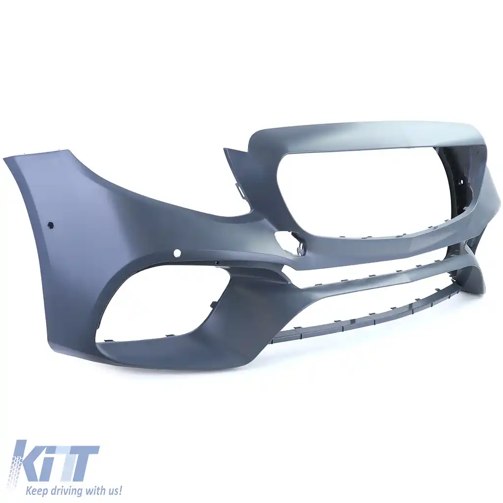 Bumper sport cu grilă din crom negru, potrivit pentru Mercedes E-Class W213 16-20-image-6203711