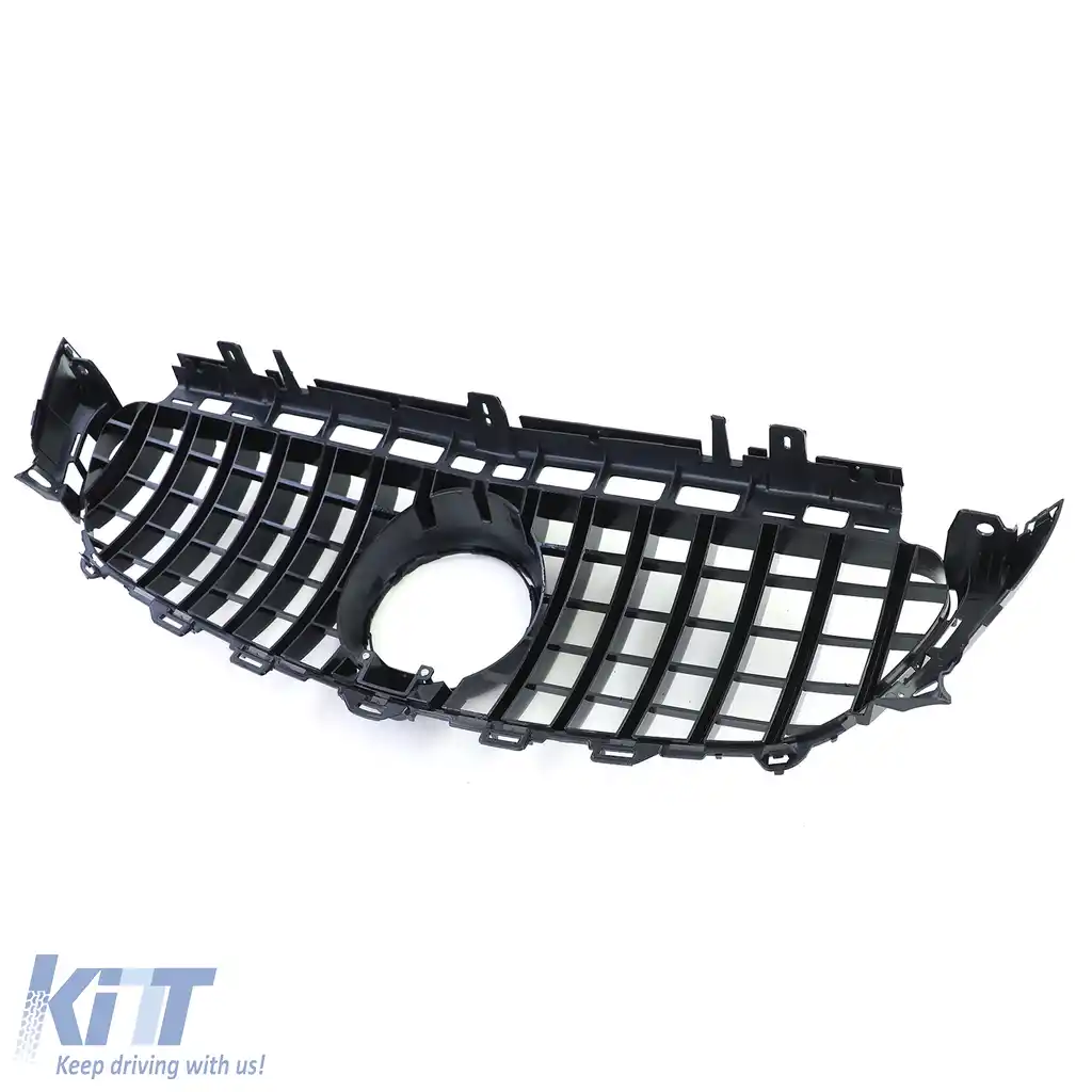 Bumper sport cu grilă din crom negru, potrivit pentru Mercedes E-Class W213 16-20-image-6203716