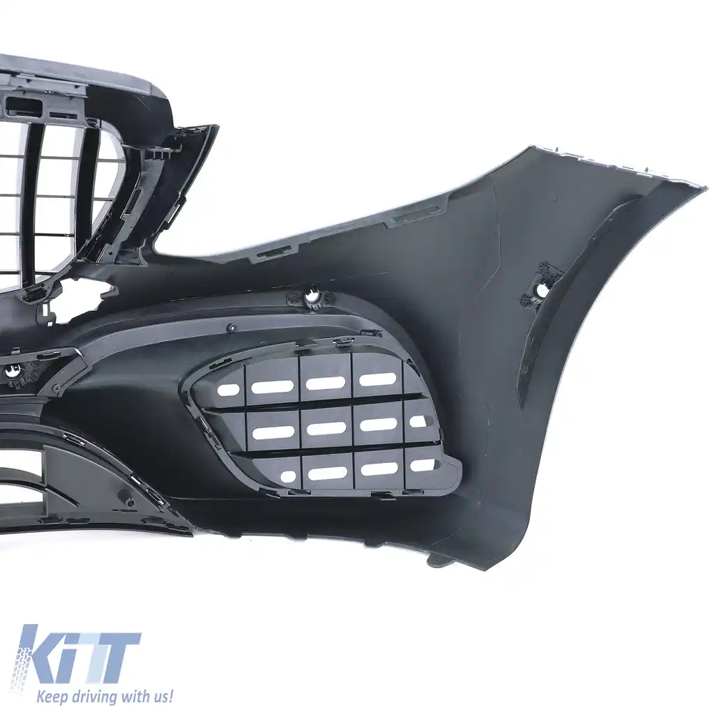 Bumper sport cu grilă din crom negru, potrivit pentru Mercedes E-Class W213 16-20-image-6203718