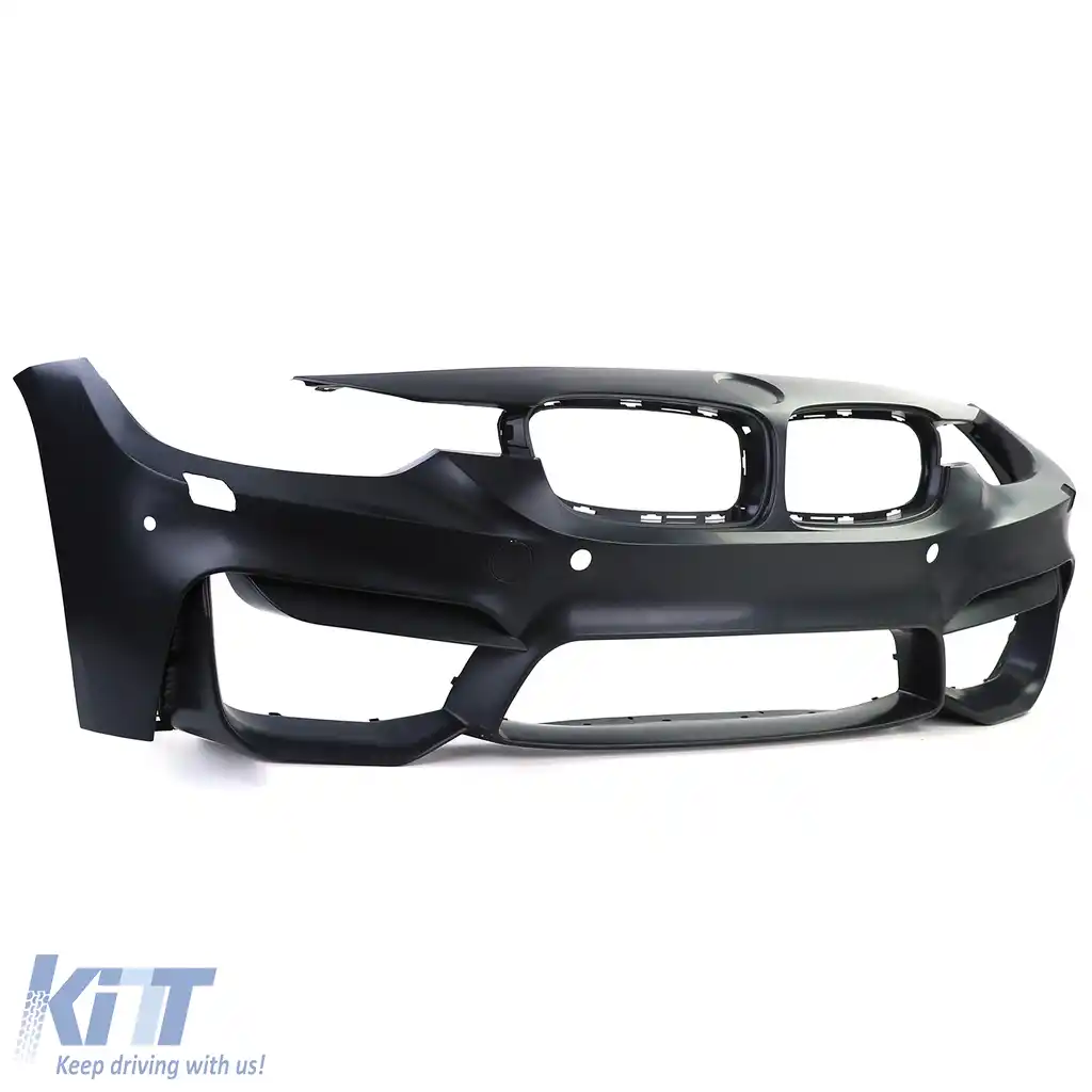 Bumper sport versiune sport cu grilă pentru 3 Seria BMW F30 F31 F80 2011-2019-image-6207145
