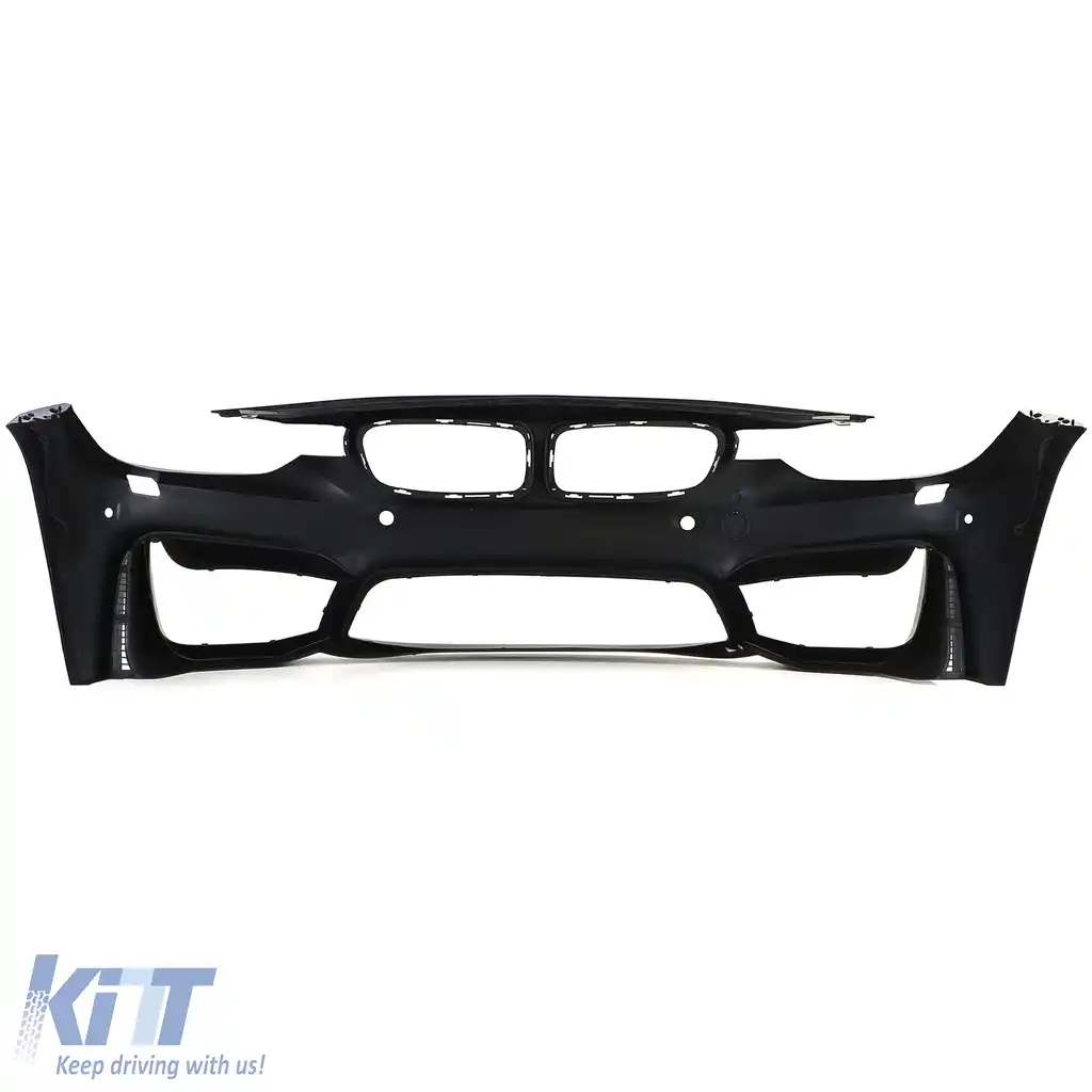 Bumper sport versiune sport cu grilă pentru 3 Seria BMW F30 F31 F80 2011-2019-image-6207146