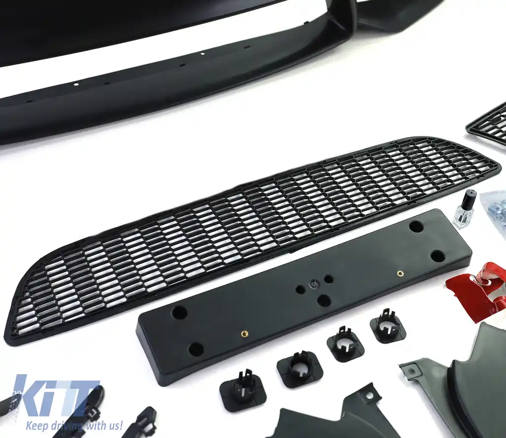 Bumper sport versiune sport cu grilă pentru 3 Seria BMW F30 F31 F80 2011-2019-image-6207149