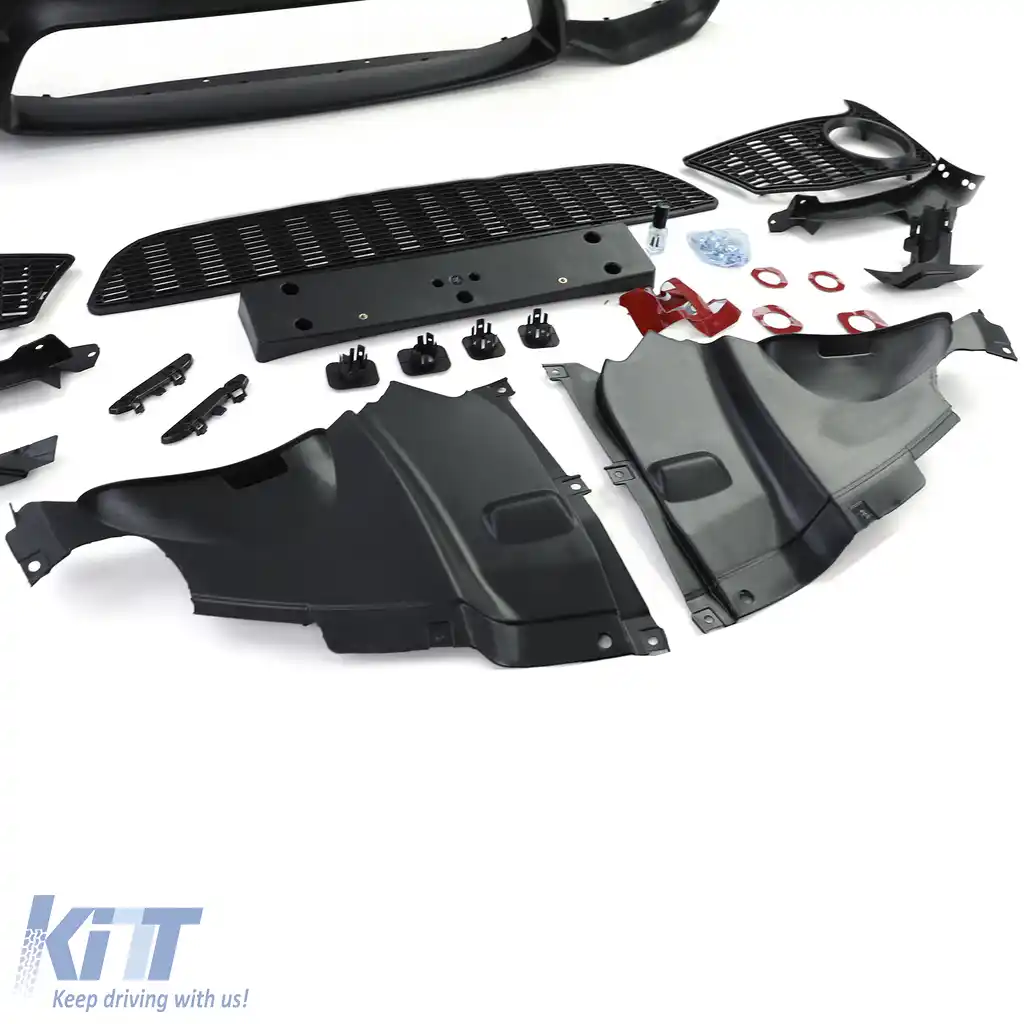 Bumper sport versiune sport cu grilă pentru 3 Seria BMW F30 F31 F80 2011-2019-image-6207151