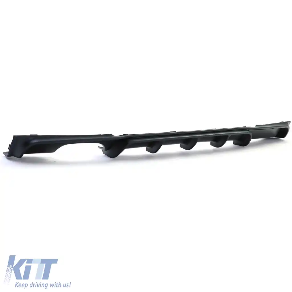 Bumper sportiv spate + difuzor mat potrivit pentru BMW Seria 3 F30 320 325 328 330 335-image-6329589