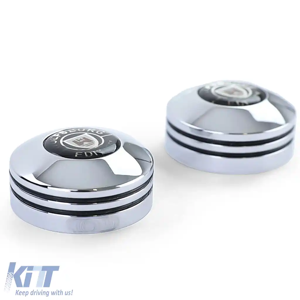 Butonii de ajustare a oglinzilor crom Wolfsburg Edition potriviți pentru VW Golf 3 Vento 91-97 Polo 6N-image-6209383