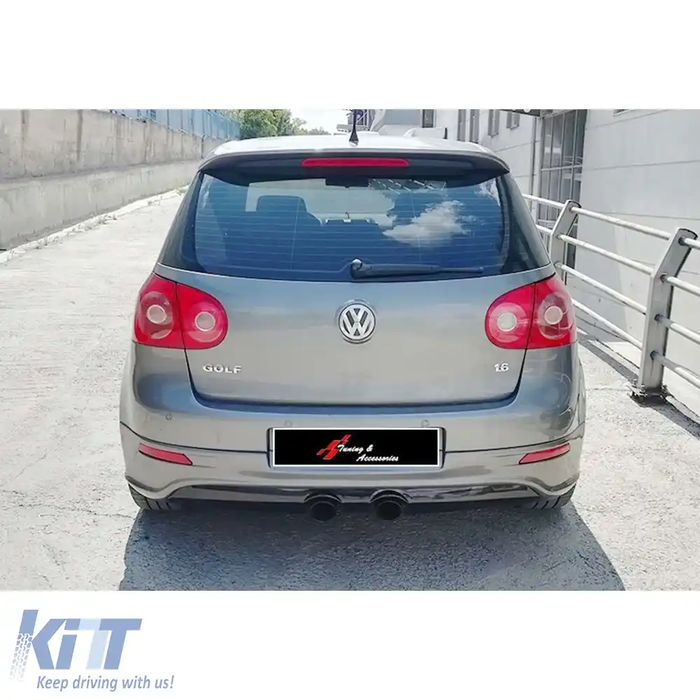 image-32-Buza de bara spate potrivită pentru Golf 5 R32, suprafață brută, plastic vidat / 2003-2009