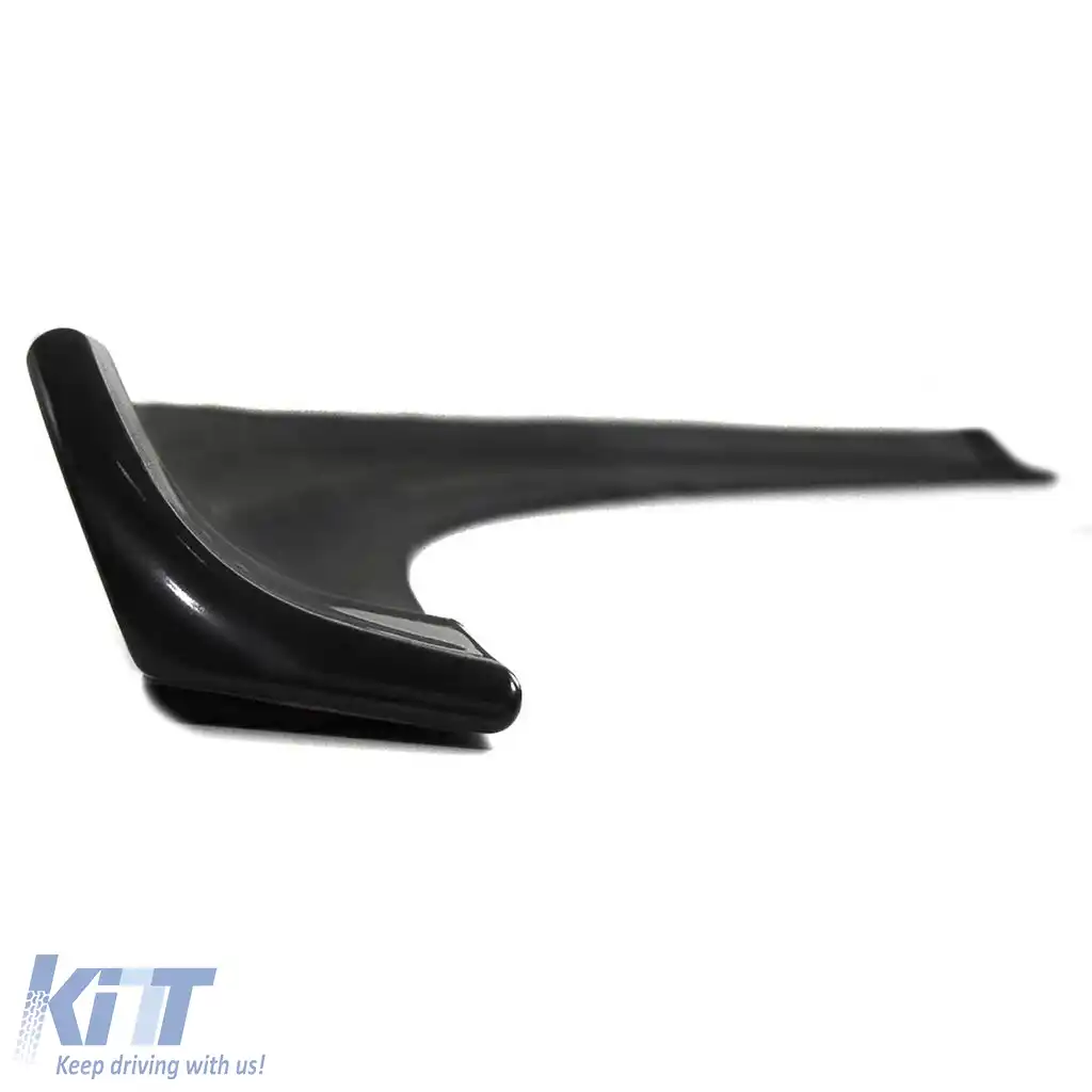 Buza spoiler flexibilă cu capace laterale – Universală față/spate – Negru 145x2cm-image-6191083