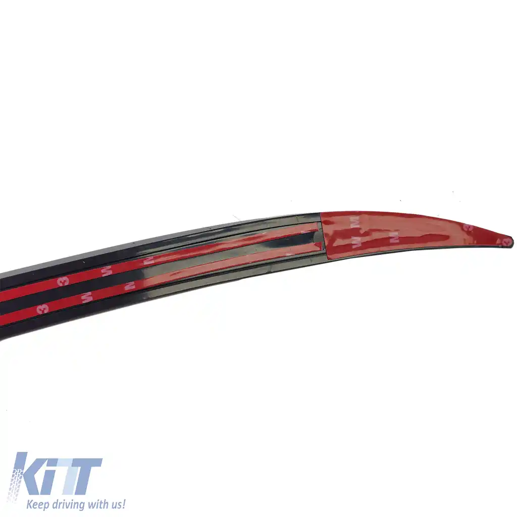 Buza spoiler flexibilă – universală față/spate – montare adezivă neagră 120x4cm-image-6204800