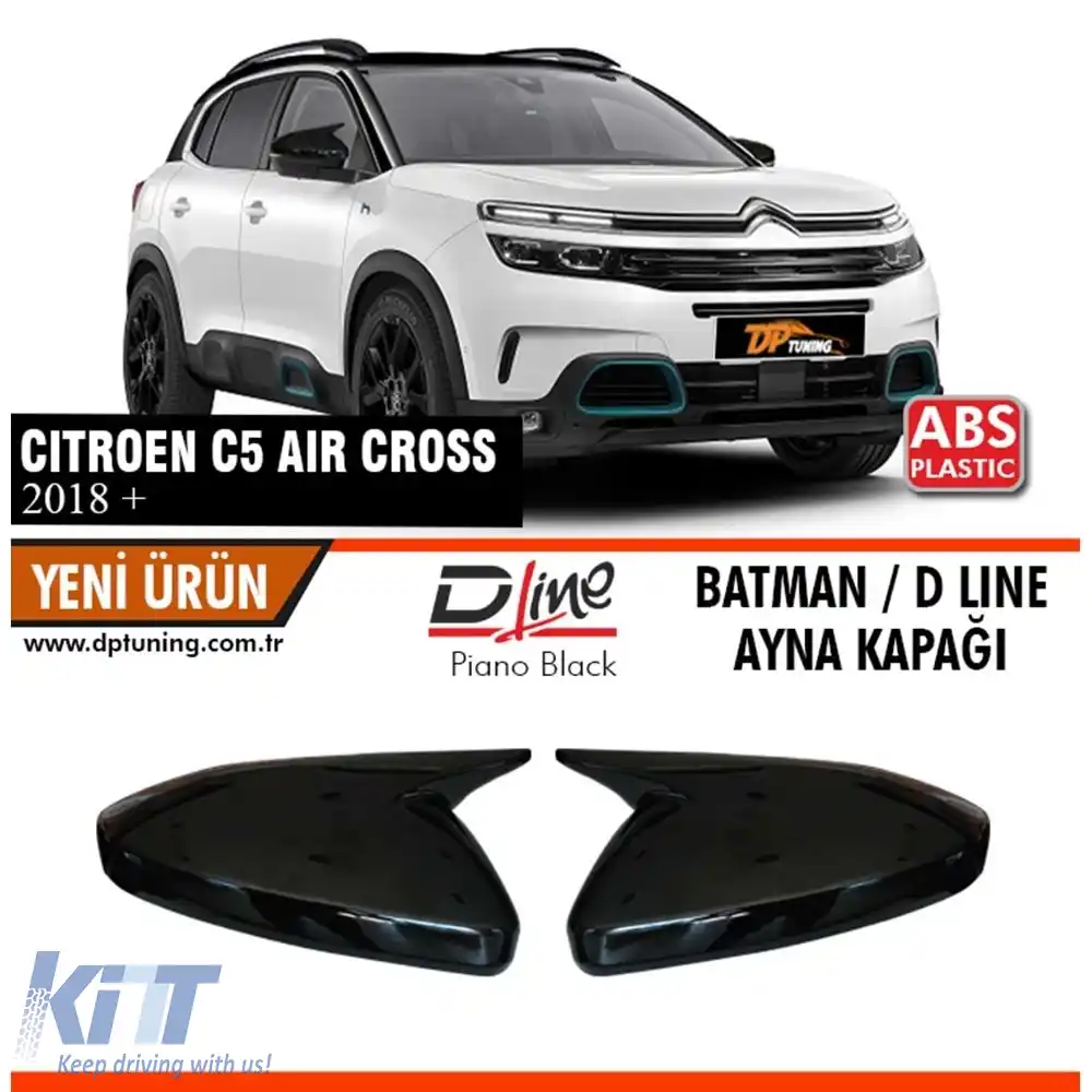 image-61-C5 Aircross Batman Capac Oglindă Negru Lucios / 2018 După
