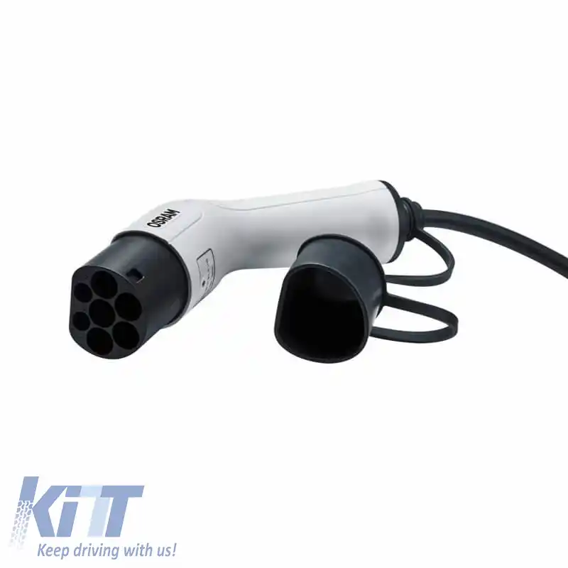Cablu pentru stație de încărcare a mașinilor electrice monofazat cu 5 pini, 16A, 3.6 kWh, 5 metri, Tip 2 - Tip 1 Osram ΟCC11605-image-6309287