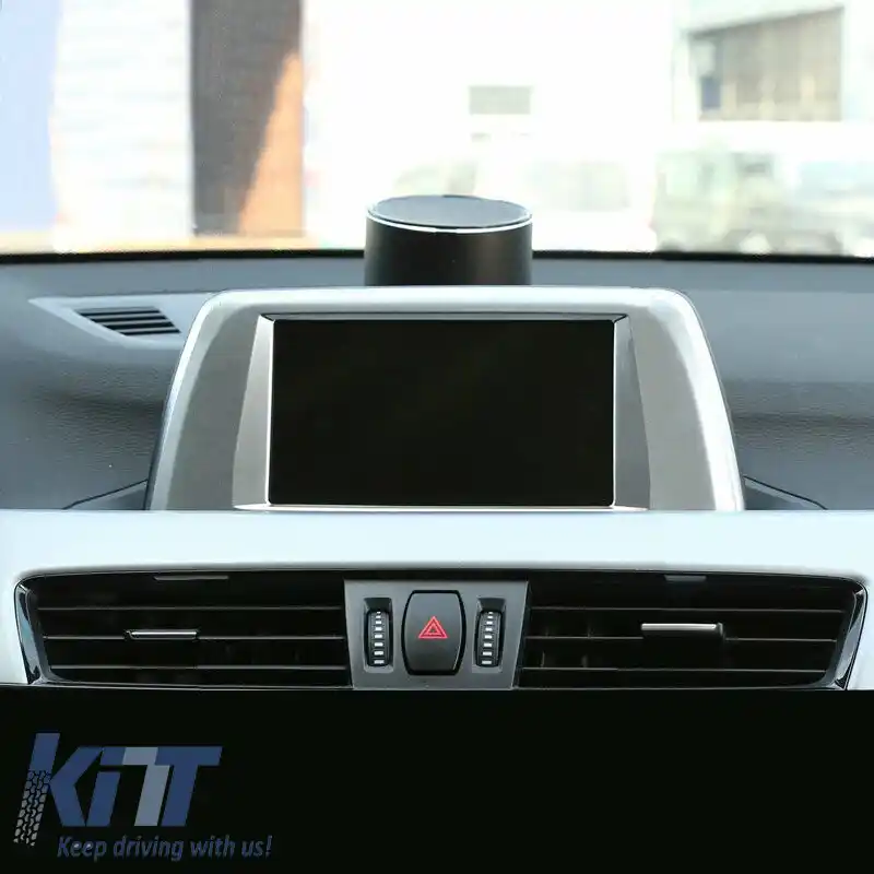Cadru cromat pentru ecranul Navi, potrivit pentru BMW X1 F48 15-19-image-6305387