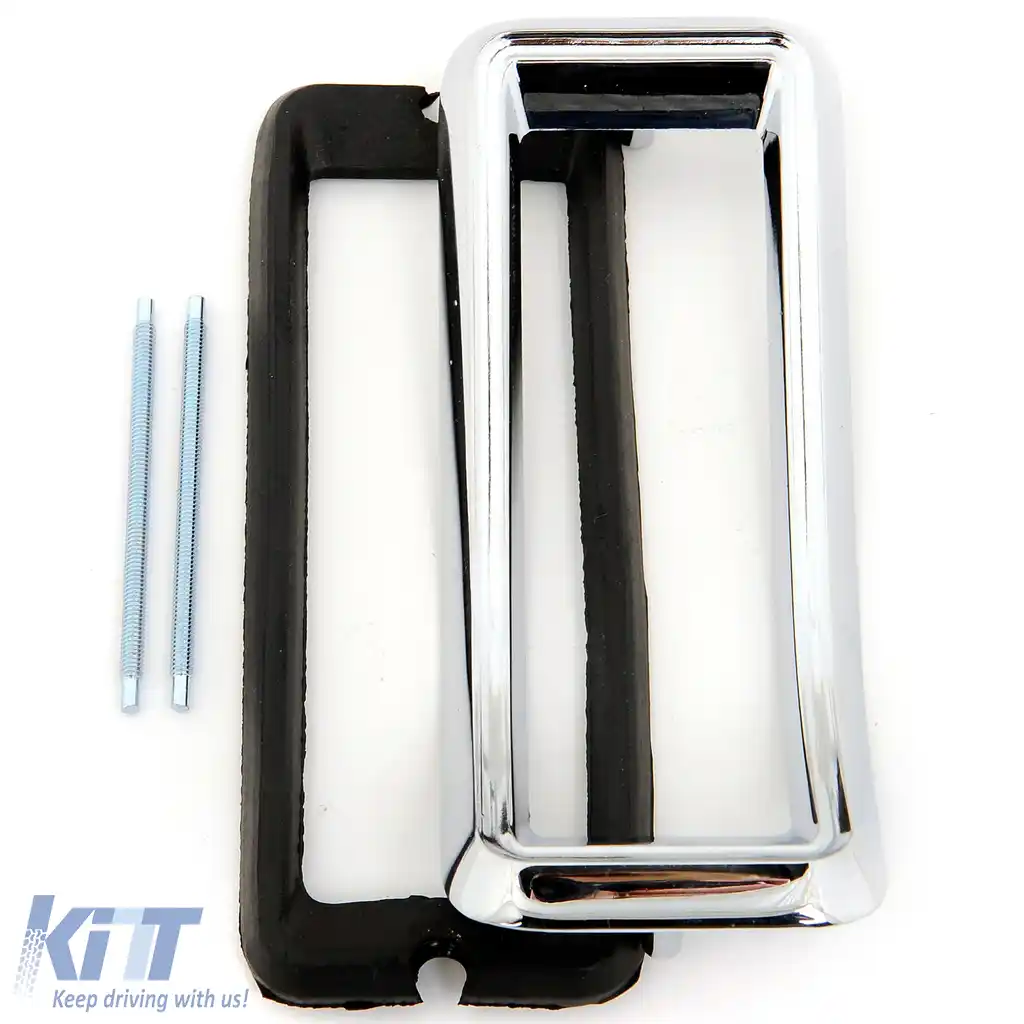 Cadru cromat pentru faruri spate cu garnitură, potrivit pentru Ford Mustang 67