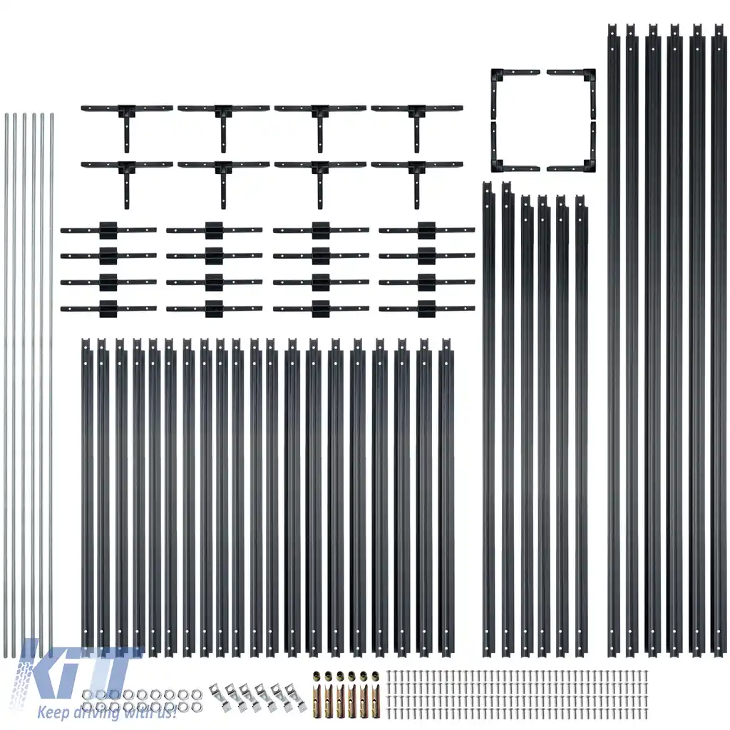 Cadru de montare din aluminiu pentru iluminare LED hexagonală pentru atelierul de garaj showroom-image-6193293