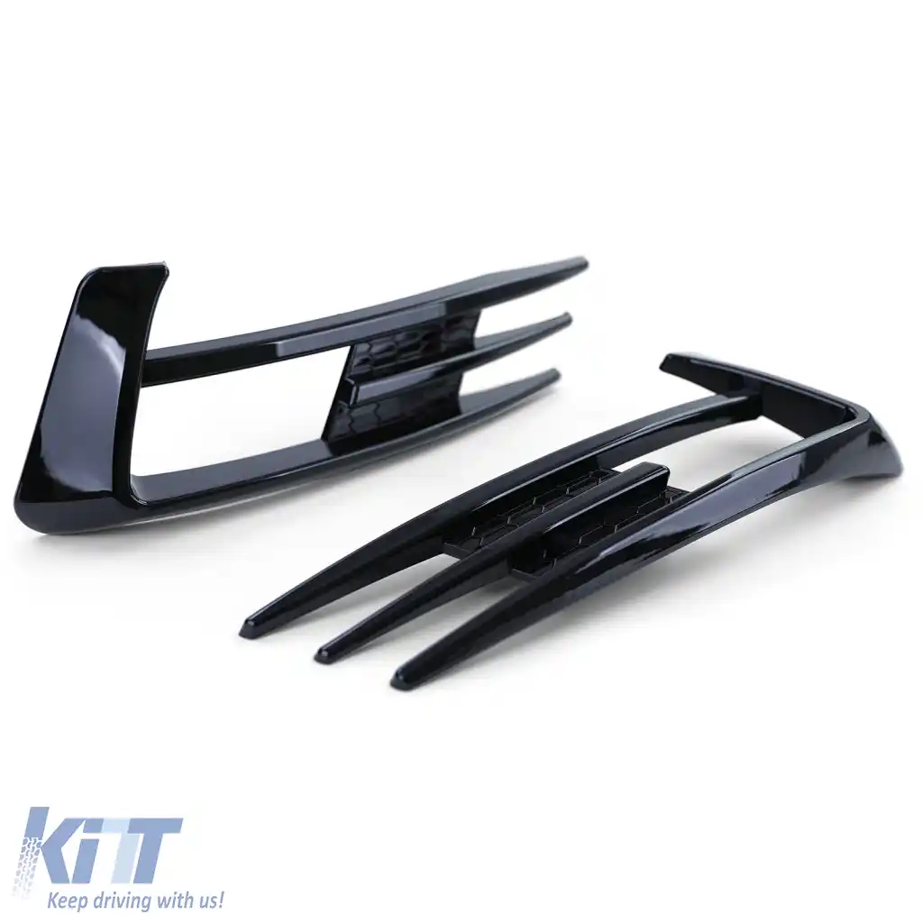 Cadru grilă pentru faruri de ceață look GTI negru lucios, potrivit pentru VW Golf 7 12-16-image-6278266